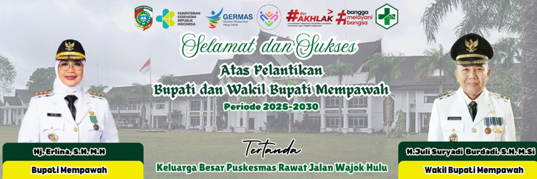 Pelantikan Bupati dan Wakil Bupati Mempawah Periode 2025-2030